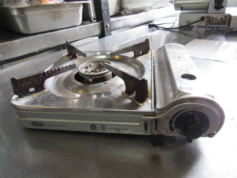 lot 1618 image: Lot of (3) Sterno Portable Burners