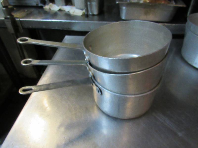lot 1624 image: Lot of (3) 2-34 Sauce Pans