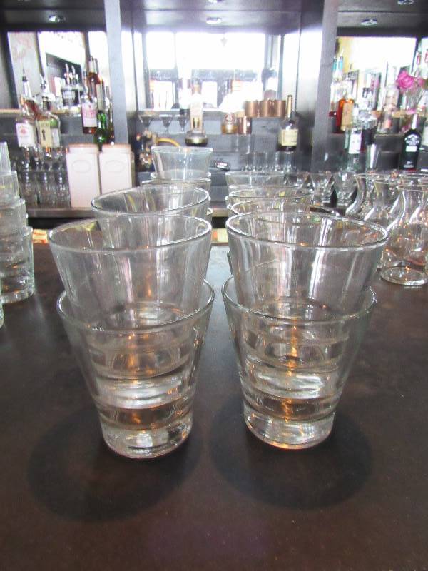 lot 1653 image: Tapered Rocks Glasses