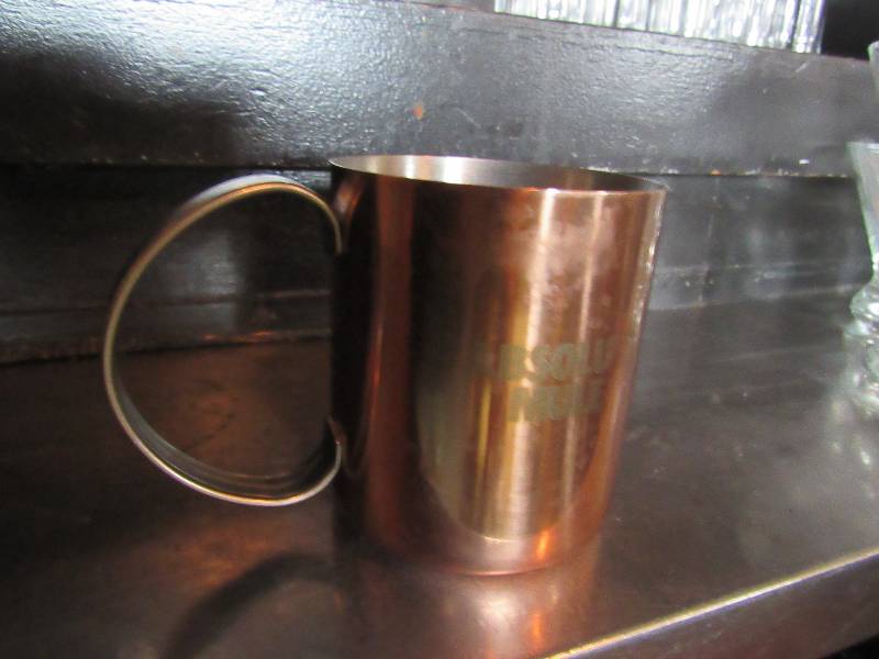 lot 1658 image: Collectable Copper Clad Stainless Absolut Mule Cup