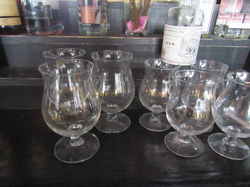 lot 1668 image: Lot of Duvel Beer Glasses