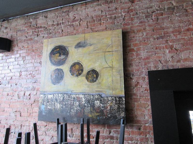 lot 1689 image: 50 Square Painting Of Canvas