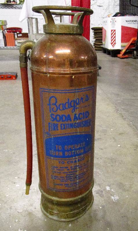 lot 27 image: Badgers Soda Acid Fire Extinguisher