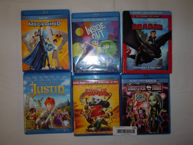 lot 135 image: Lot of Blu-Ray Dvds