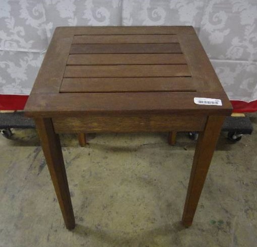 lot 100 image: Teak Outdoor Table
