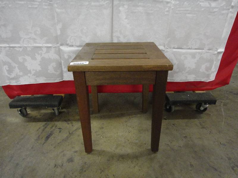 lot 98 image: Teak Outdoor Table