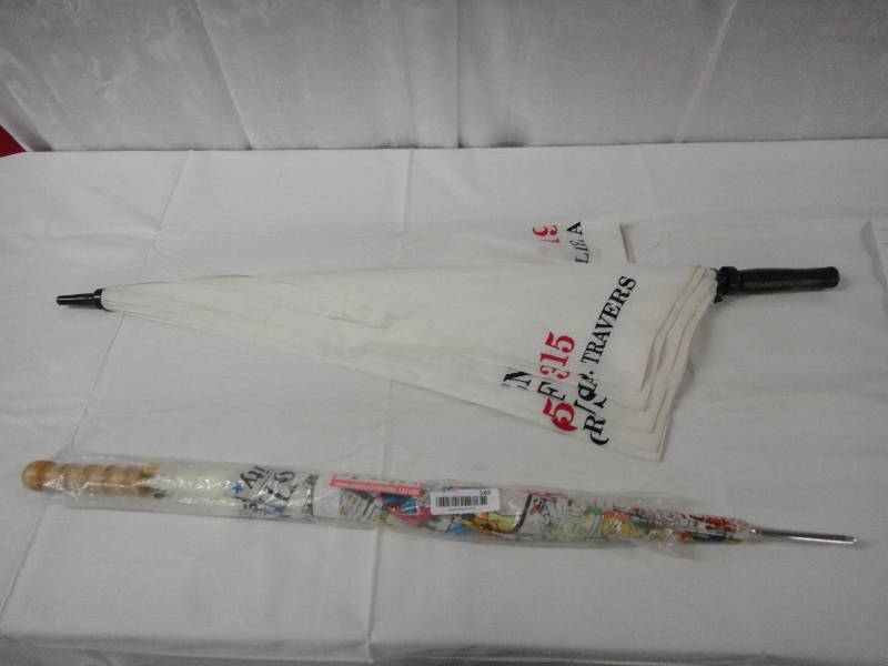 lot 143 image: Pair of Umbrellas