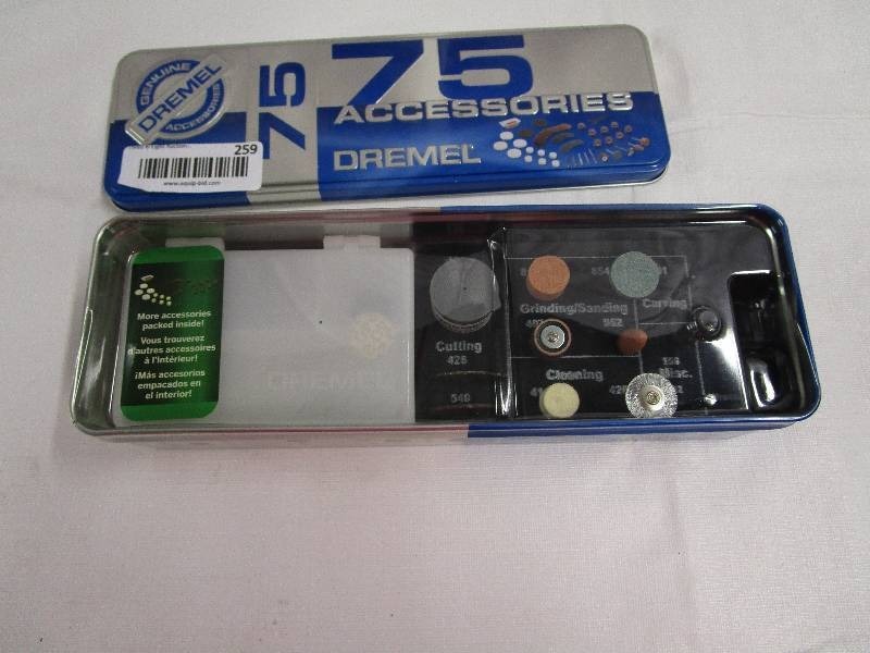 lot 259 image: Dremel Accessories