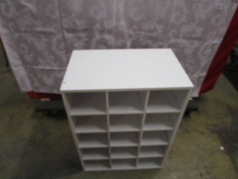 lot 310 image: Wooden Shoe Rack