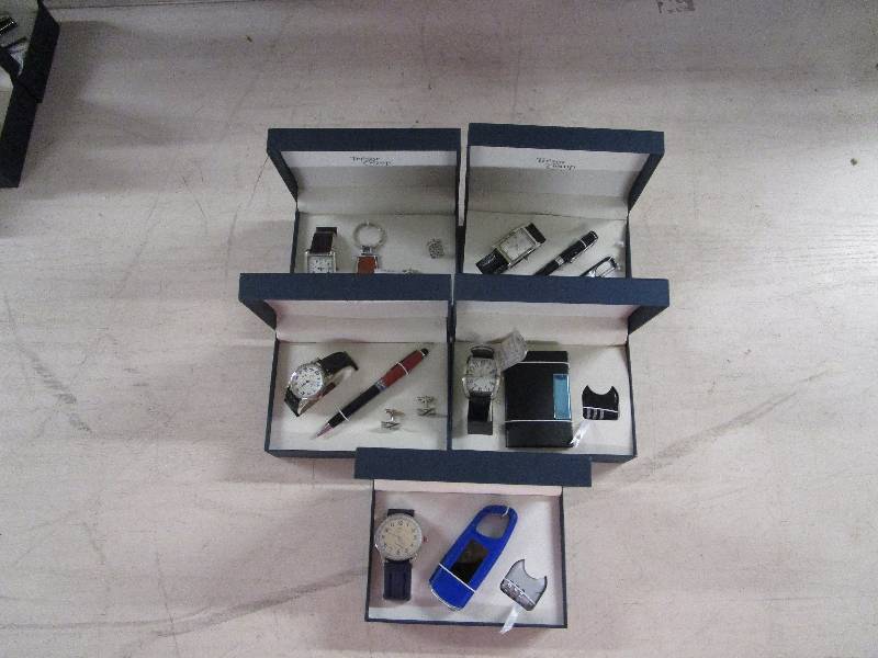 lot 342 image: Lot of 5 Brand New Watch Sets