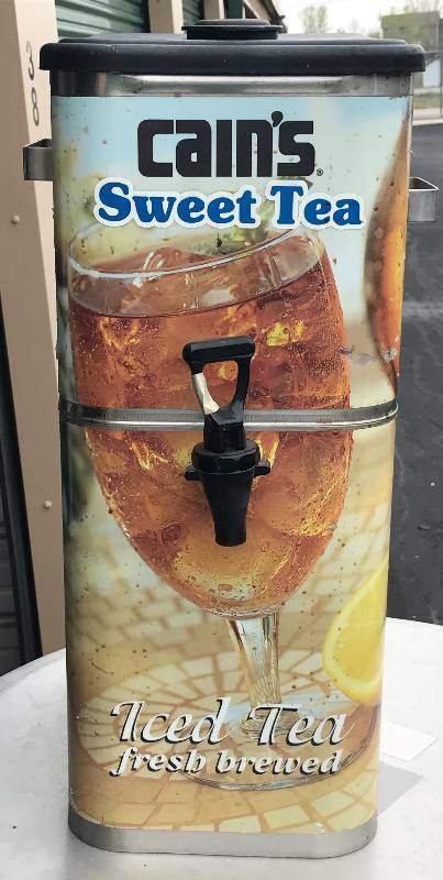 lot 2169 image: Curtis Commercial Cains Sweet Iced Tea Dispenser