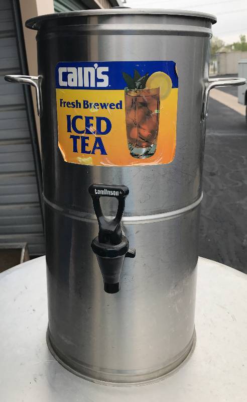 lot 2170 image: Newco T-3 Cains Stainless Steel Iced Tea Dispenser