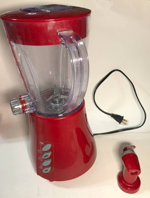 lot 2255 image: Red Hamilton Beach Smoothie Machine