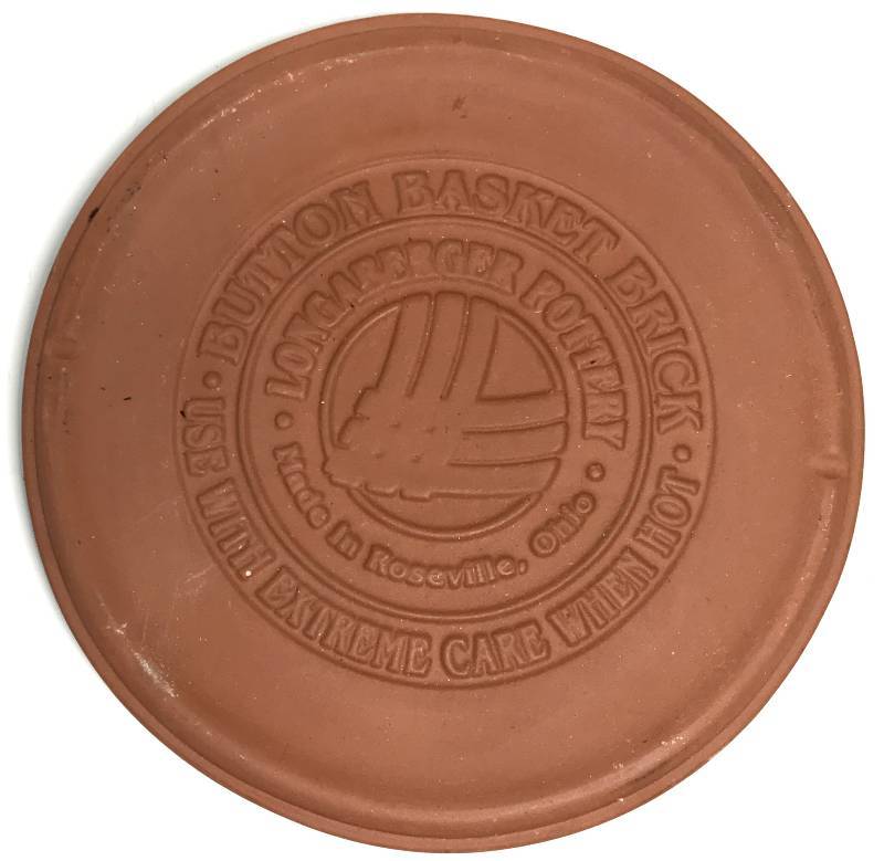 lot 2256 image: Longaberger Button Basket Brick