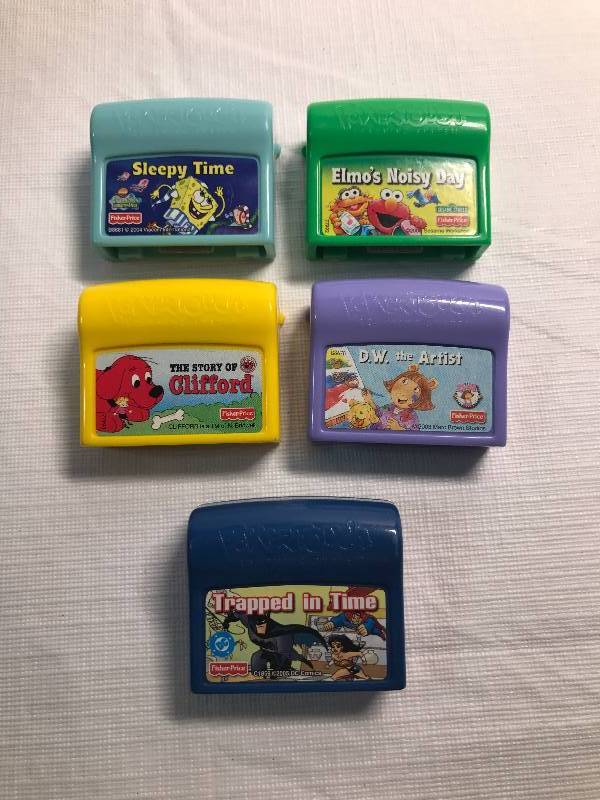 lot 2212 image: 5 Fisher Price Power Touch Games