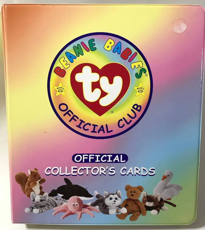 lot 2277 image: TY Beanie Babies collector cards in two authentic notebooks PACKED FULL