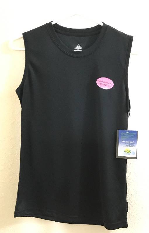 lot 2290 image: Sleeveless Black shirt NEW with tags - size SMALL APEX brand