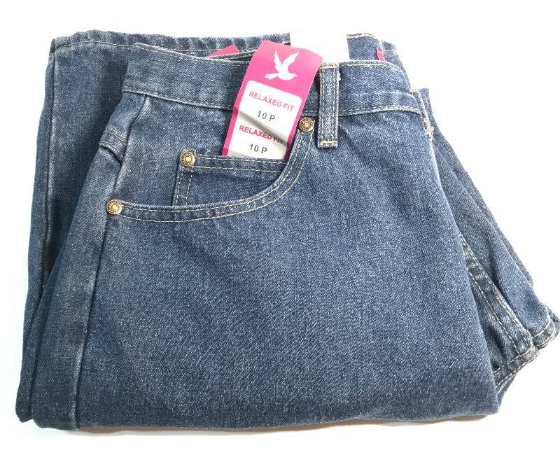 lot 2300 image: Cottage Street DENIM BLUE JEANS NEW with tags size 10P Relaxed fit