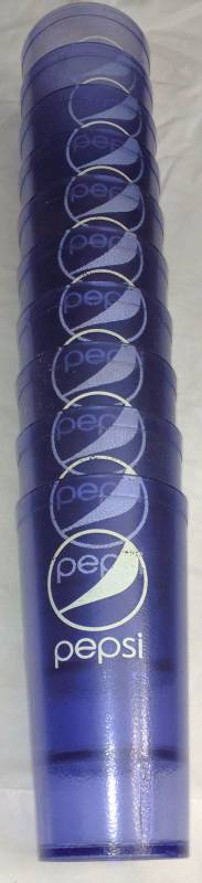 lot 9009 image: Lot of 10 PEPSI logo Tumblers
