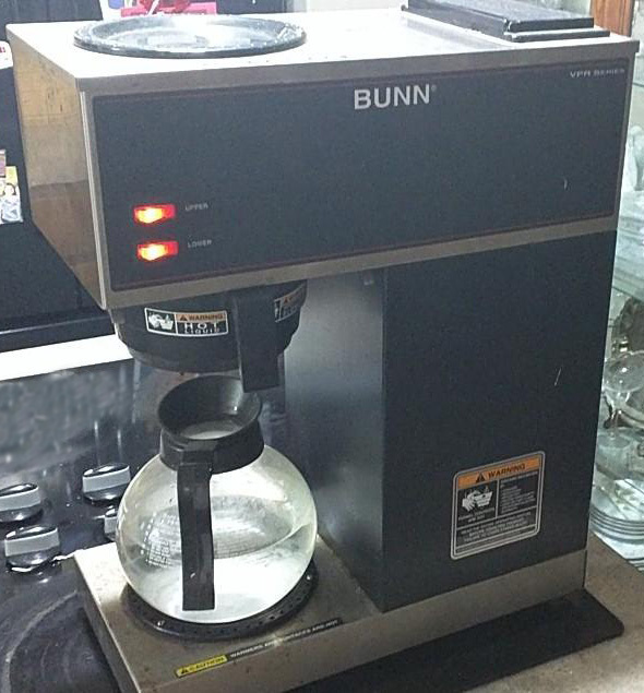 lot 9017 image: Bunn M# VPR Commercial Coffee Maker with 2 Burners
