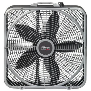 lot 67118 image: Lasko 20 in. Power Plus Box Fan
