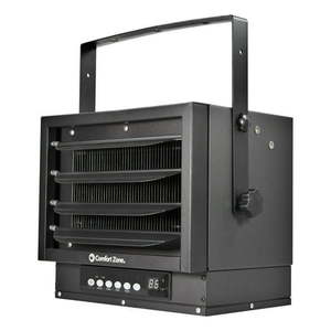 lot 67127 image: Comfort Zone 7 500-Watt 240v Hard-Wired Digital Fan-Forced Ceiling Mount Heater