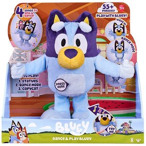 lot 67158 image: Bluey Dance Play Feature Plush Series 7