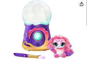 lot 67165 image: Magic Mixies Magical Misting Crystal Ball with Interactive 8 inch Pink Plush Toy and 80 Sounds and Reactions