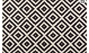 lot 67181 image: NuLOOM Kellee Hand Tufted Geometric Wool Area Rug, 5 x 8, Black
