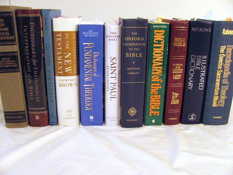 lot 6280 image: BIG LOT of Religious and Theology Books