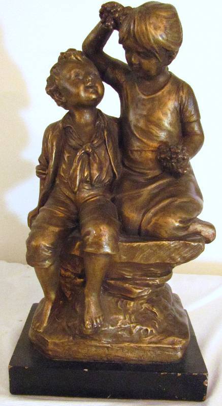 lot 6367 image: 16 Boy  Girl Figurine