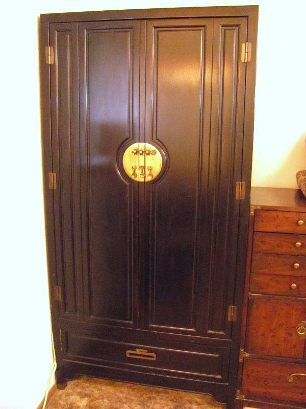 lot 6393 image: A Great Looking Century Wardrobe with 5 Drawers (a must see)