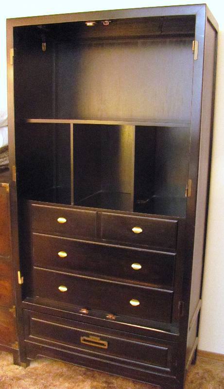 lot 6394 image: A Great Looking Century Wardrobe with 5 Drawers (a must see)