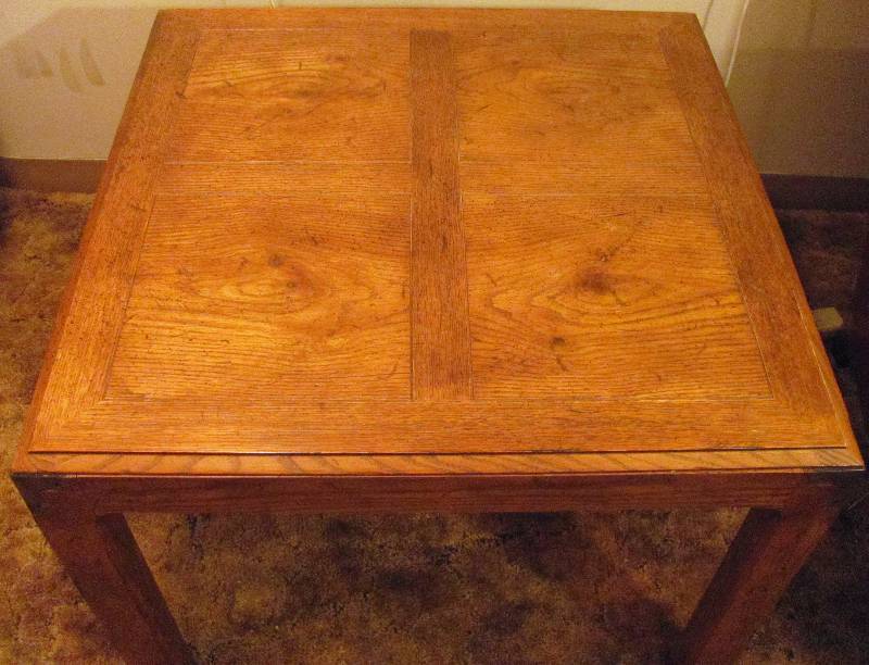 lot 7001 image: End Table 28 x 28 Square 21 High