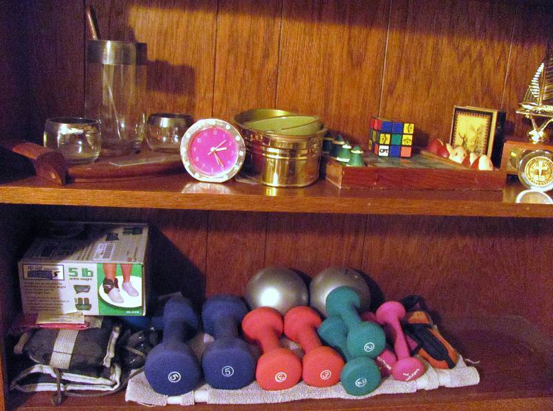 lot 7027 image: Dumb Bell Weights and Misc