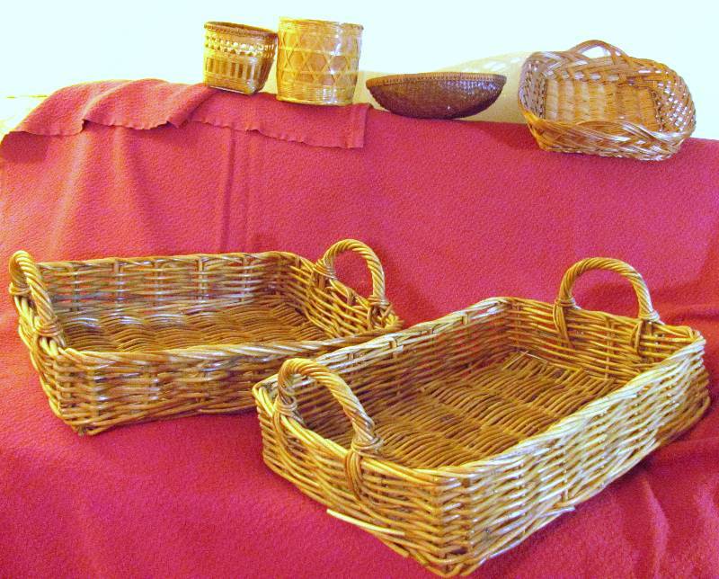 lot 7031 image: Wicker Basket Lot