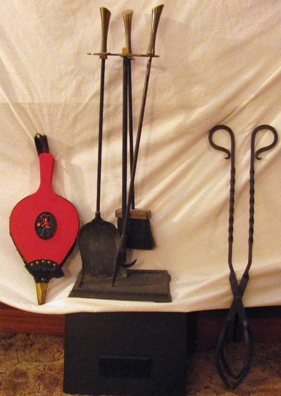 lot 7038 image: Fireplace Tools and Bellow