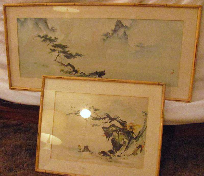 lot 7047 image: 2 Framed Pictures