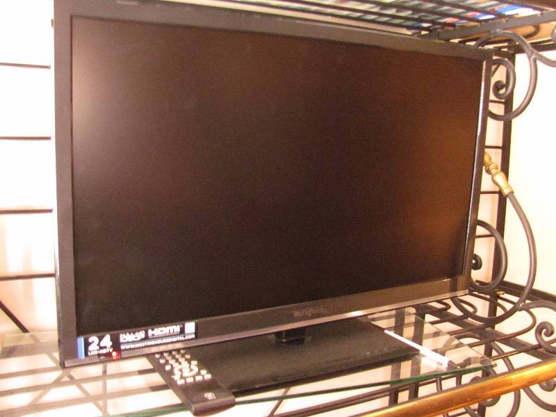 lot 7084 image: 24 Westinghouse LED Flat Panel Color TV with Remote - FULL HD 1080P - HIGH DEFINITION