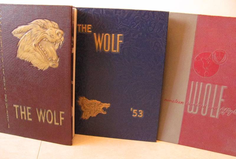 lot 7093 image: Yearbooks Layola 1952, 1953, 1955 - set of 3