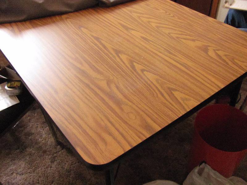 lot 7108 image: Office Table - 3 x 6 Adjustable Height