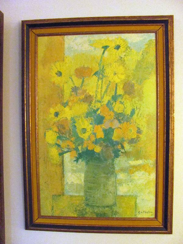 lot 6313REPLACEMENT image: Flower Picture in Frame