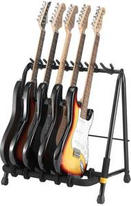 lot 55594 image: retails for 92.99 Hercules Multiple Guitar Stand (GS523B)