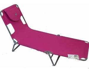 lot 55595 image: Ostrich Chaise Lounge, Pink