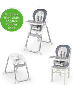 lot 55679 image: Ingenuity Trio Elite 3-in-1 High Chair Braden - High Chair, Toddler Chair, and Booster