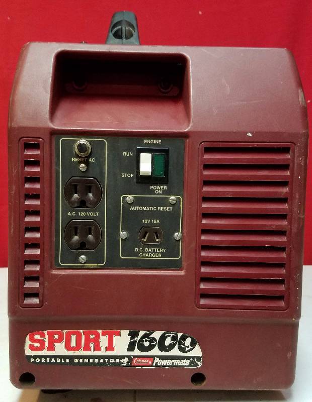 lot 7890 image: Coleman Powermate Sport 1600 Portable GENERATOR