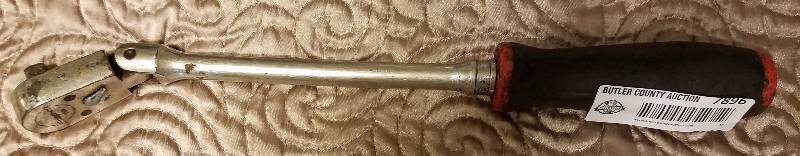 lot 7896 image: Snap-On 12 Swivel Head Ratchet -  SNAP-ON 