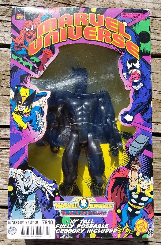lot 7840 image: Marvel Universe Black Panther Action Figure by Toy Biz