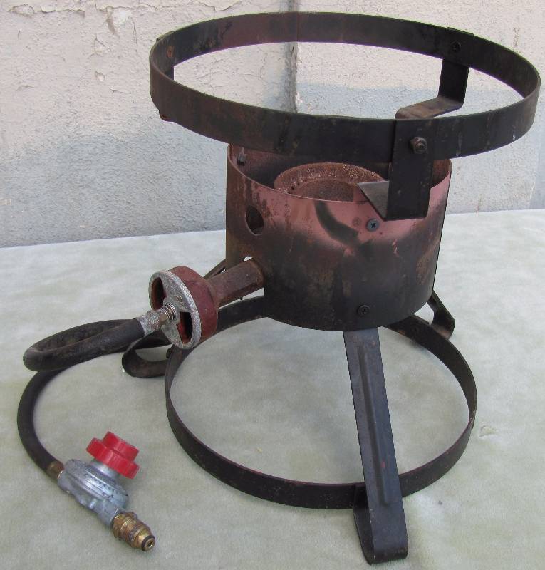 lot 7161 image: Propane Cooker  Burner 54,000 BTU