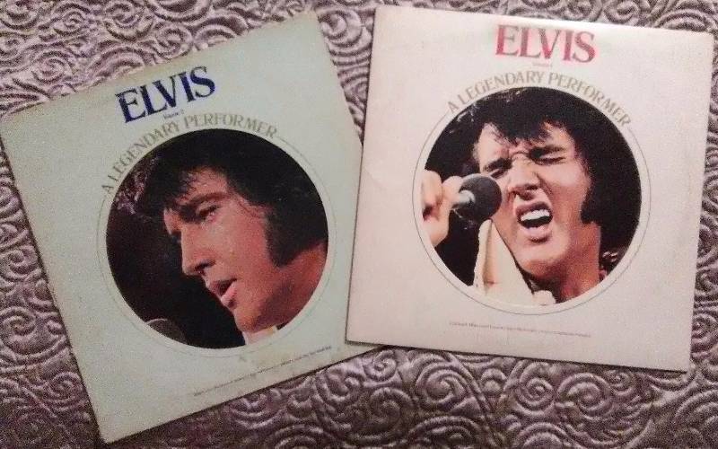lot 7389 image: ELVIS PRESLEY - A Legendary Performer - Volume 1 & 2 - Vinyl RECORD -